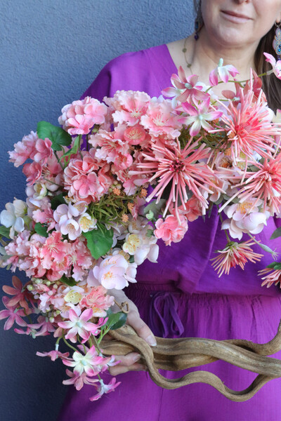 Savana Spring, asymetryczny wianek dekoracyjny