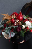 Golden Christmas 2, flowerbox świąteczny