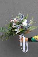 Malediwy Blue 2, niebieski bukiet kwiatów