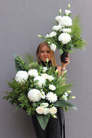 Biała Kamea, zestaw dekoracji nagrobnych