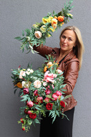 Tęcza Beauty, kolorowa girlanda kwiatowa