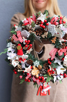 Christmas Dekor, świąteczny wianek na drzwi