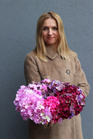 Hortensje Beautiful, wysokiej jakości wianek z hortensjami