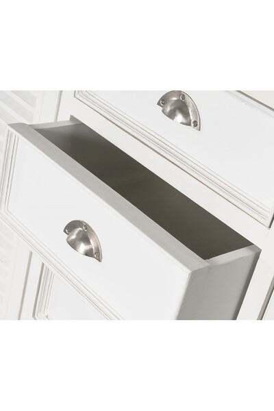 Bristol White, szeroka komoda z szufladami