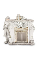 Przy Kominku A, świąteczny kominek LED figurka