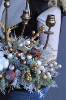 Nerina, adwentowy stroik na świeczniku