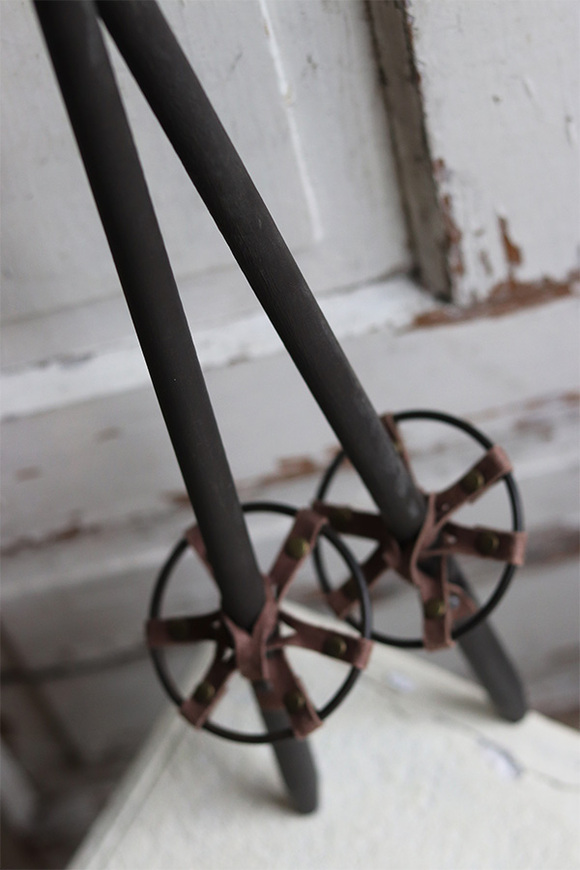 Skistaver, dekoracyjne kijki narciarskie