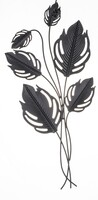 Jungle Flora, metalowy decor ścienny, wym.58x27x1.5cm