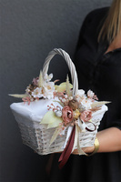 Piaskowa Wielkanoc, dekorowany koszyczek wielkanocny