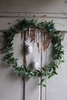 Subtelle Surovy 2, wianek wielkanocny na obręczy, śr.40cm 