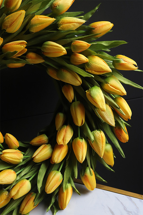 wianek z tulipanów, Witaj Wiosno Yellow