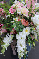 Malediwy Pink L, różowy bukiet kwiatów, wys.70cm