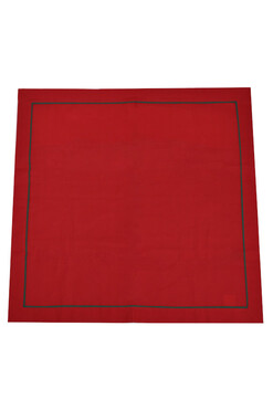 OD RĘKI Xmas, świąteczny obrus na stół, czerwony, wym.140x180cm