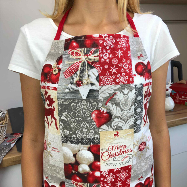 Christmas Charm, świąteczny fartuch kuchenny