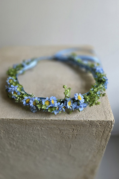 Dorothea Blue, komunijny wianek na głowę