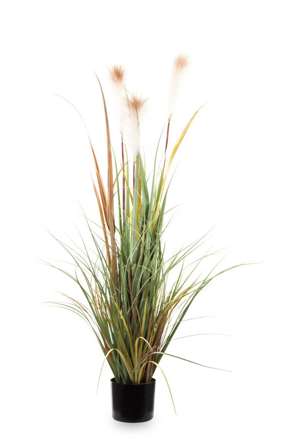 sztuczna trawa Pióropusze, beż, wys.120cm