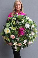 Nerra, duży wieniec nagrobny