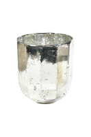 Barok Old 1B lampion srebrny szklany