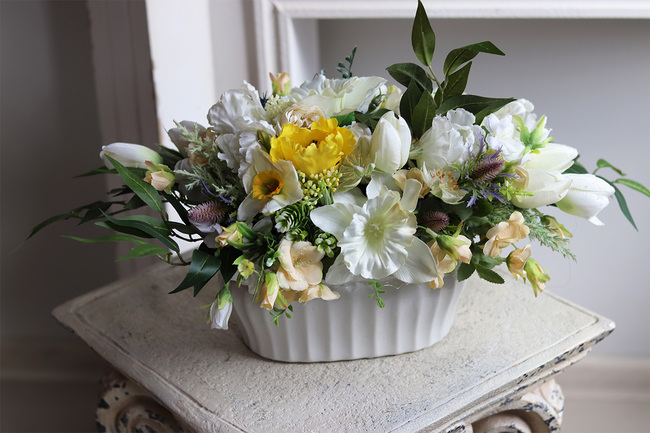 Wiosenna Bryza, wiosenna kompozycja w naczyniu