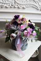 Heliasa, welurowy flowerbox