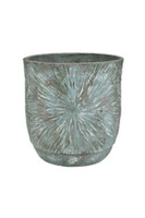 Azzurro Old A, betonowa osłonka z wzorem, wym.39x39x40cm