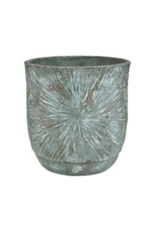 Azzurro Old A, betonowa osłonka z wzorem, wym.39x39x40cm