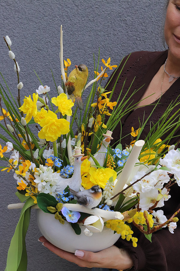 Ptasi Gaj, stroik wielkanocny z ptaszkami