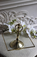 patera na nodze, kwadratowa, Lux Villa Gold Glamour