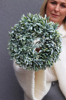 Housemania, zimowy wianek zielony