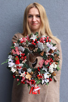 Christmas Dekor, świąteczny wianek na drzwi