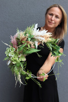 Boho Dega Subtelle, wianek na obręczy, śr.40cm