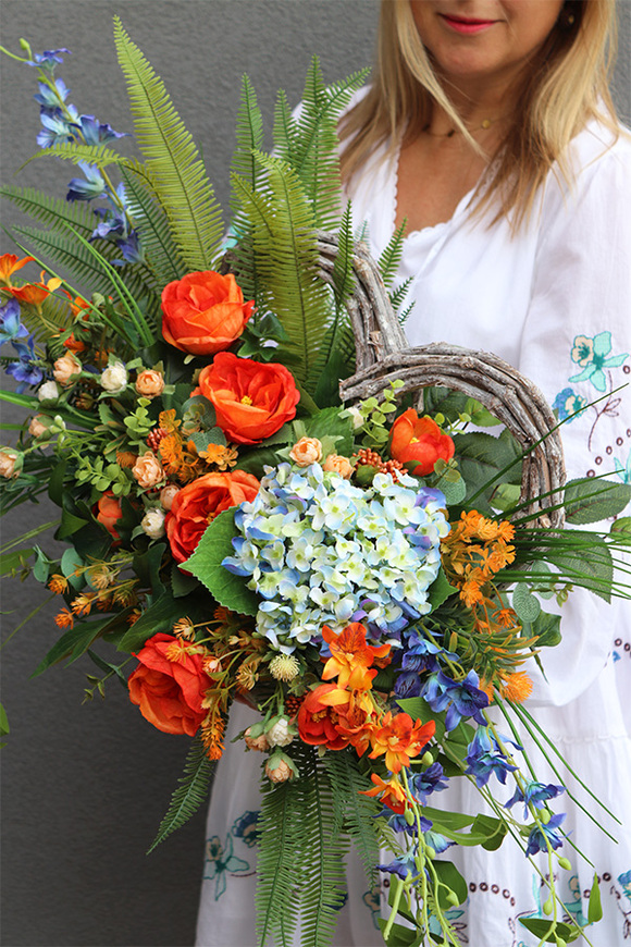 Serce Orangelia, kompozycja nagrobna z sercem