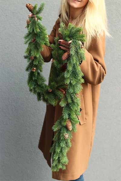 Natural Cones, realistyczna girlanda zimowa