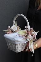 Piaskowa Wielkanoc, dekorowany koszyczek wielkanocny