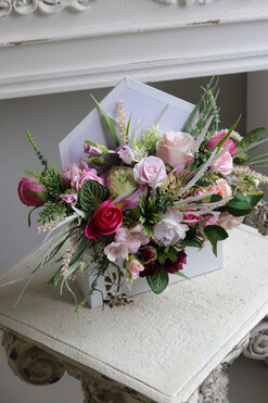 Mella 2, koperta kompozycja flowerbox, wym.29.5x40cm