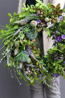 Uktana Green, zielony wianek na drzwi