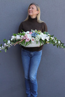 Preludium Laos, kompozycja w ceramicznej łódce