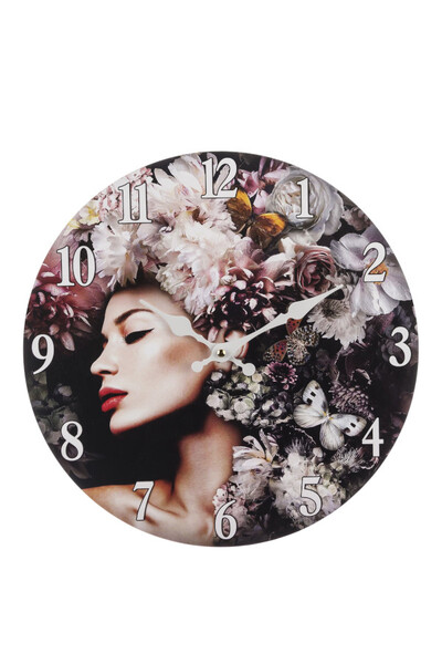 Madame Fleur stylowy zegar ścienny