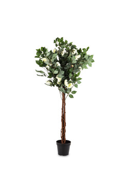 Kamelia, sztuczna roślina / drzewko kwitnące, wym.130x65x65cm