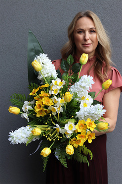 Amira Renatta, wiosenny bukiet do wazonu, dł.60cm 