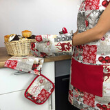 Christmas Charm, świąteczny fartuch kuchenny
