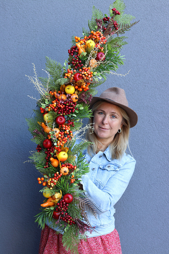 jesienna girlanda dekoracyjna, Moko Autumn Extra New, dł.100cm