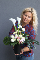 Kalle Design, bukiet nagrobny we wkładzie