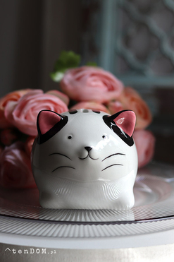 Kitty A, skarbonka ceramiczna, wym.10x14x10cm