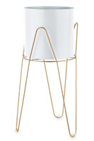 Andre Blanc A, metalowa osłonka w stojaku kwietnik