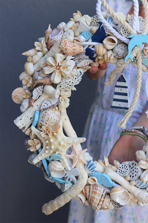  marynistyczny wianek na drzwi, Węzeł Marynarski