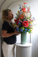 Morizon Green, dekoracyjny bukiet w wazonie