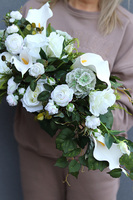 Światłość, kompozycja nagrobna w naczyniu