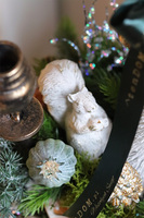 Classica, adwentowy stroik ze świecami na świeczniku