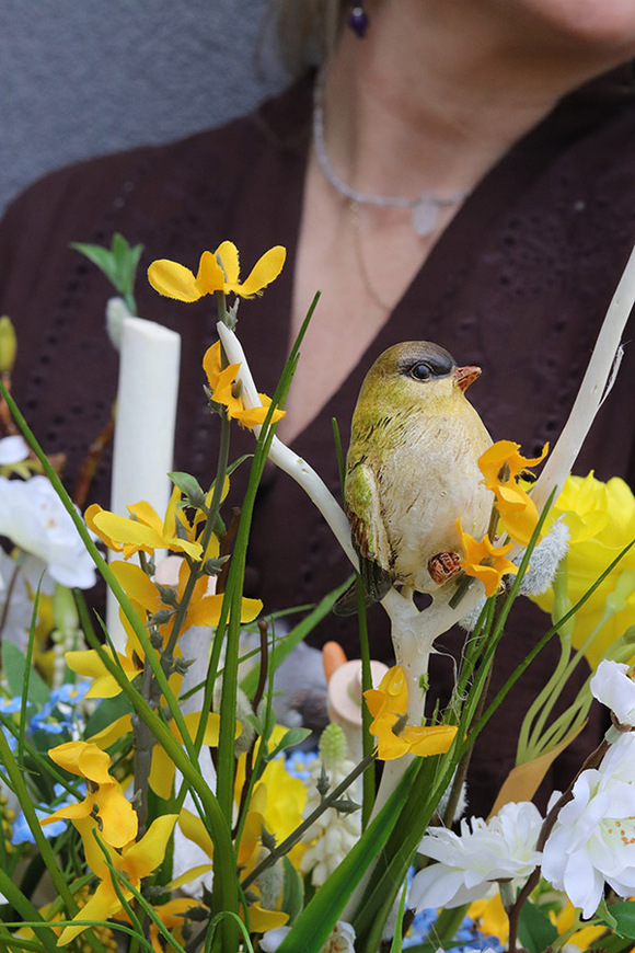 Ptasi Gaj, stroik wielkanocny z ptaszkami